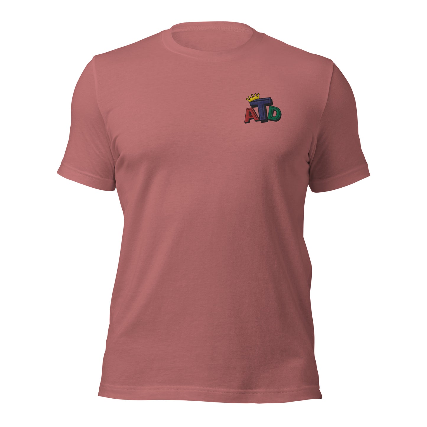 Fitted Unisex embroidered t-shirt