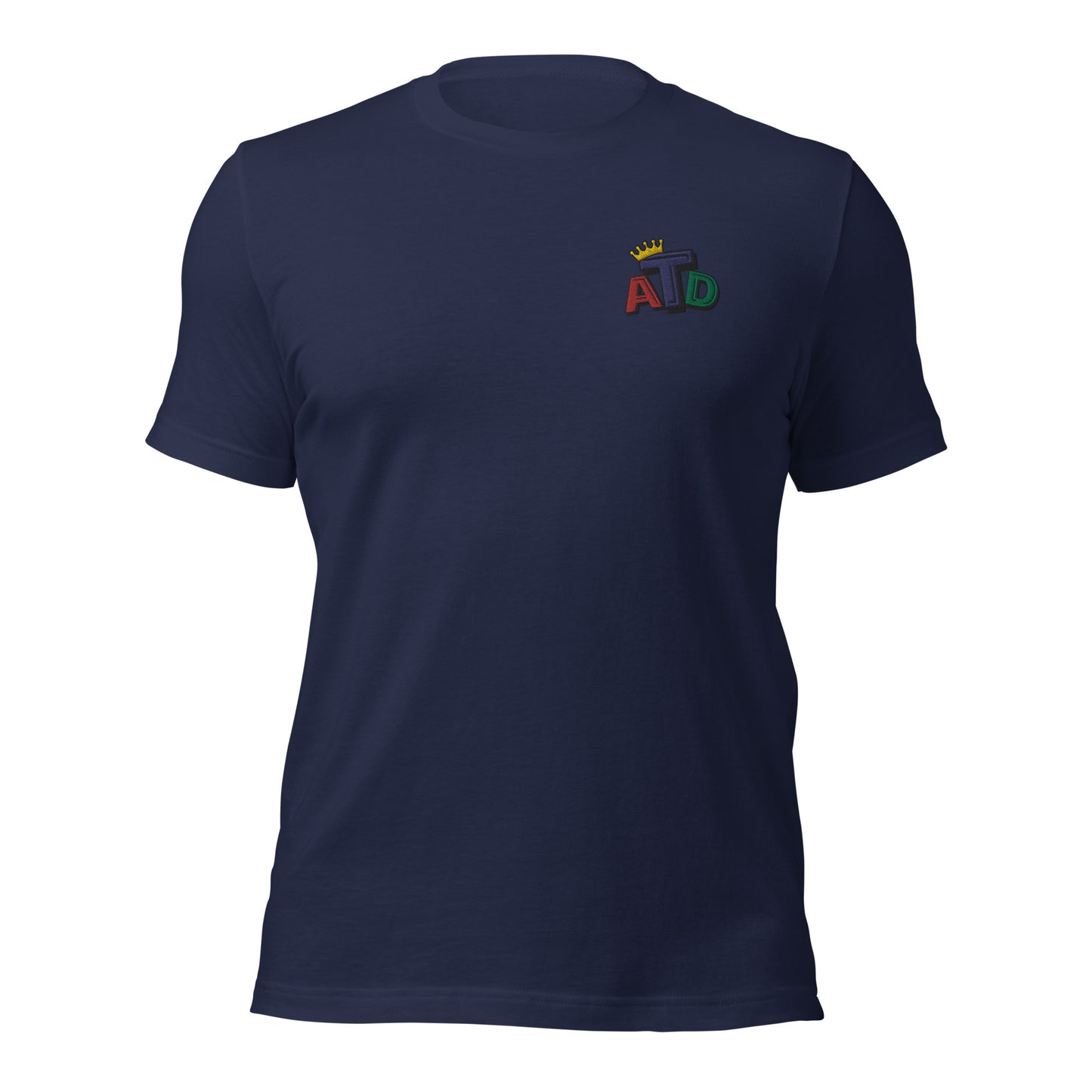 Fitted Unisex embroidered t-shirt