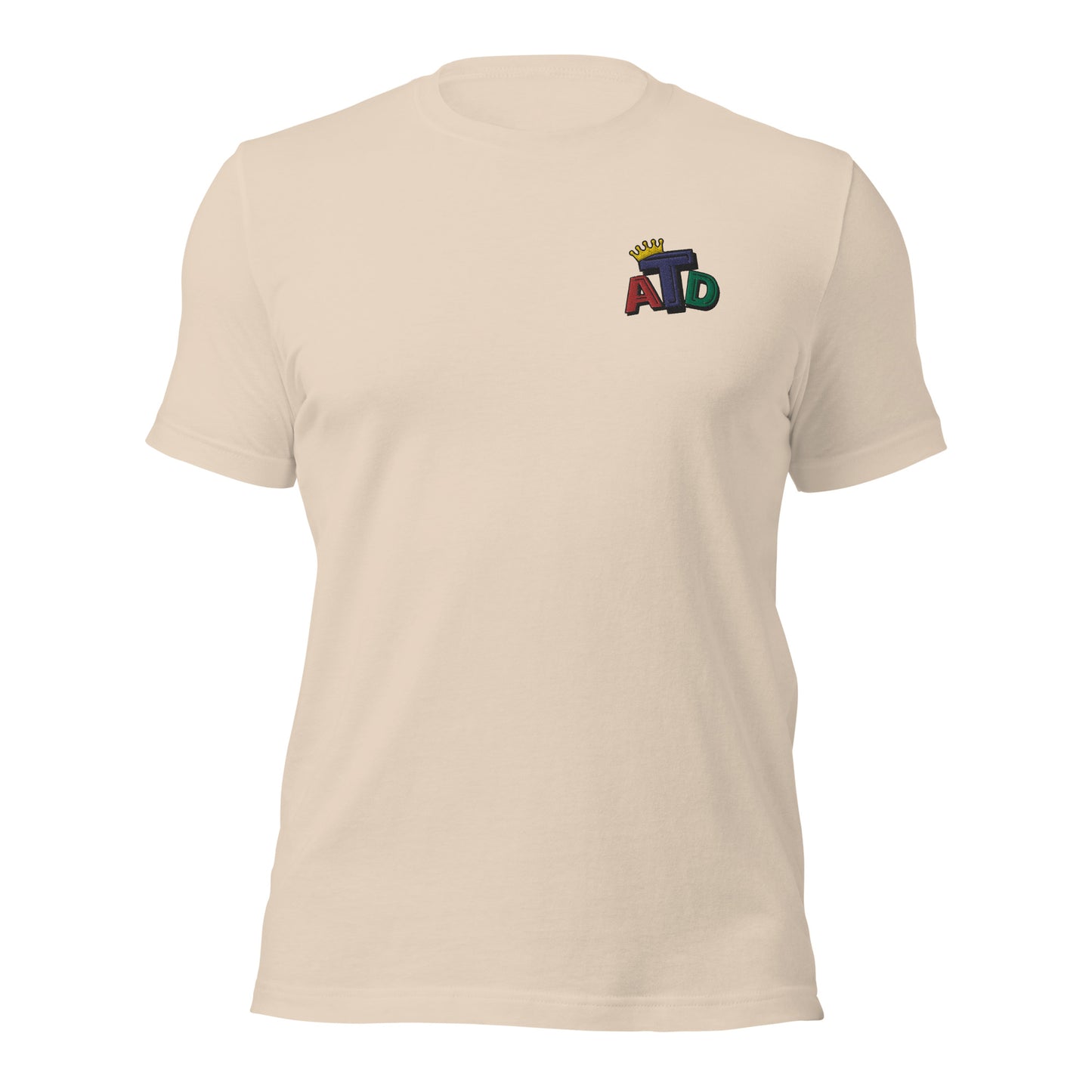 Fitted Unisex embroidered t-shirt