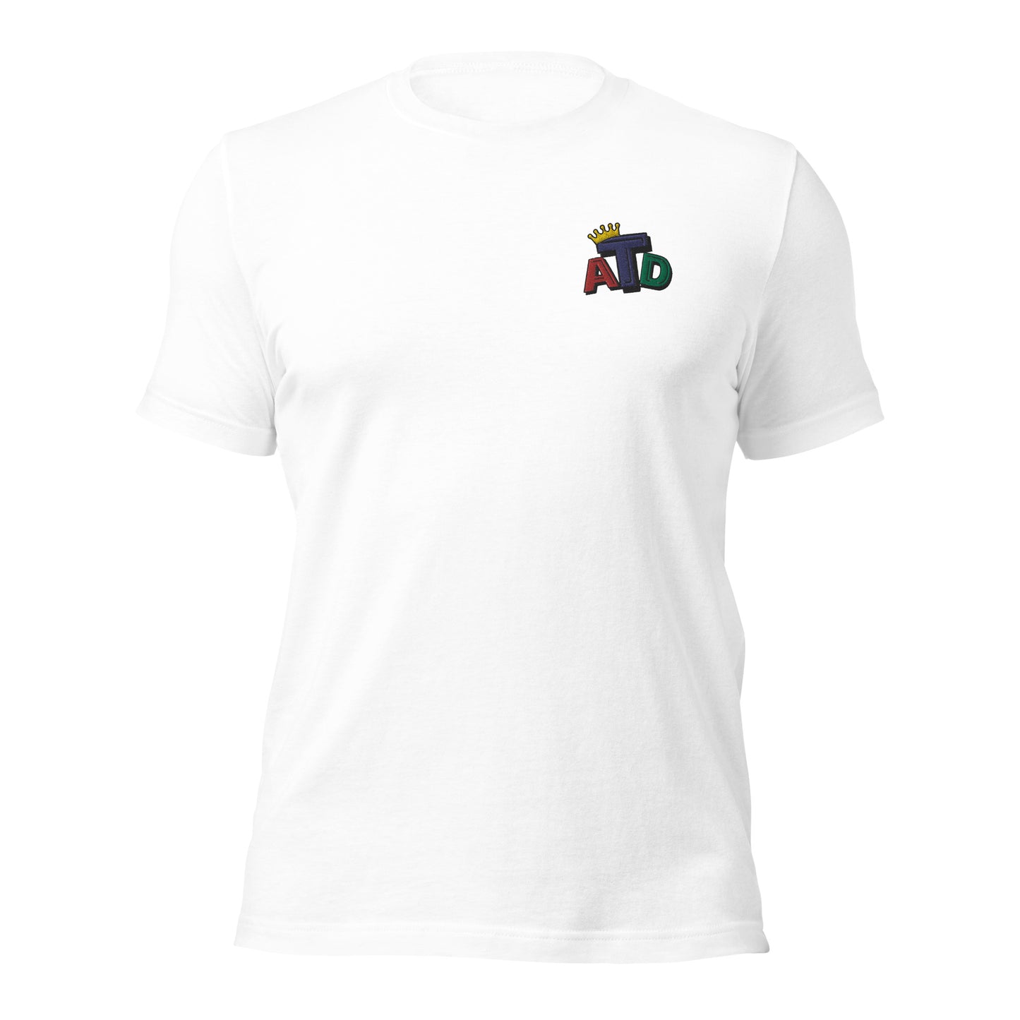 Fitted Unisex embroidered t-shirt